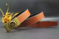 ceinture emporio armani eagle litchi pattern orange a1